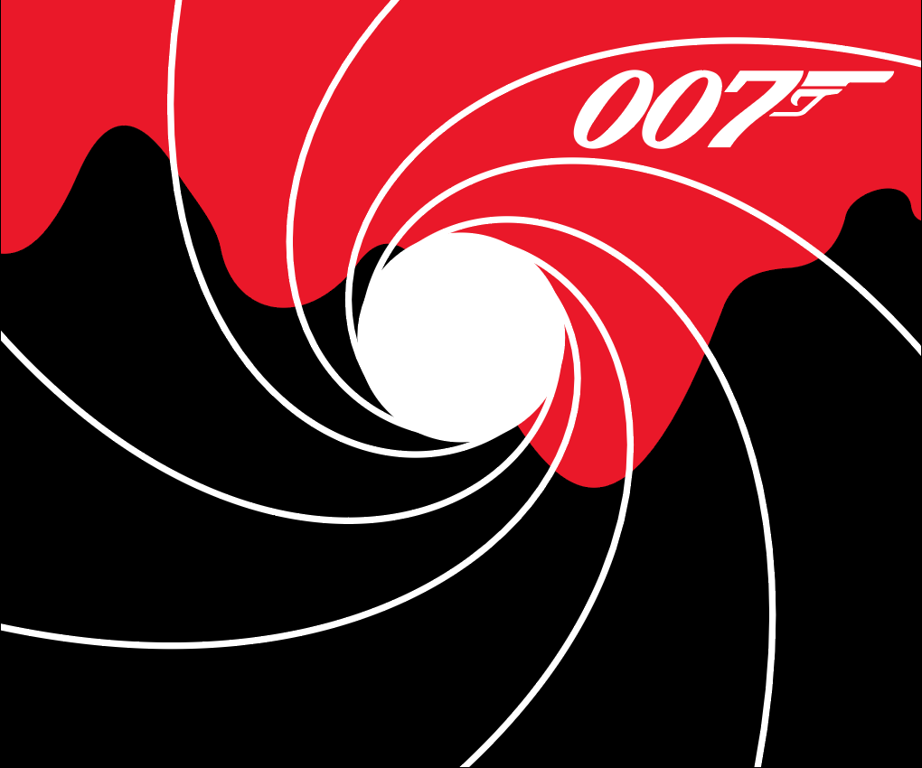 Bond 007 Themed Backdrop - Beautiful Wedding Hire