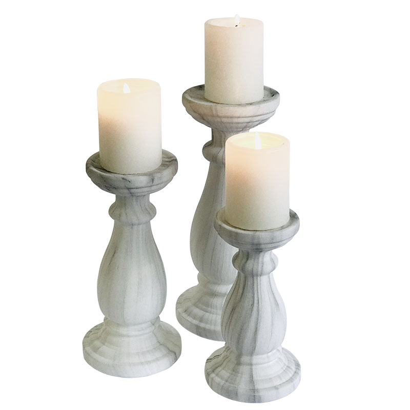 Marble Pillar - Set of 3 - Beautiful Wedding Hire
